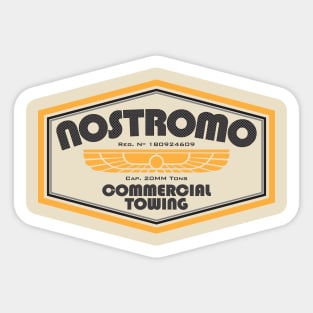 Nostromo Commercial Towing Sticker